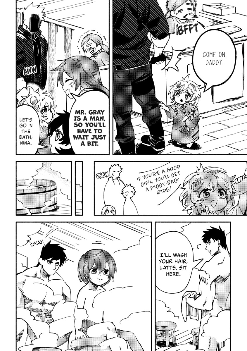 Akuninzura shita B-kyuu Boukensha - Shujinkou to Sono Osananajimi-tachi no Papa ni naru Chapter 0 page 116 - 