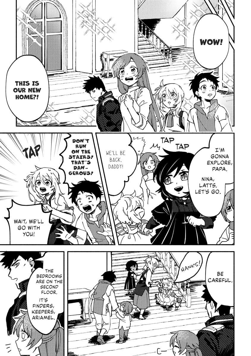 Akuninzura shita B-kyuu Boukensha - Shujinkou to Sono Osananajimi-tachi no Papa ni naru Chapter 0 page 119 - 