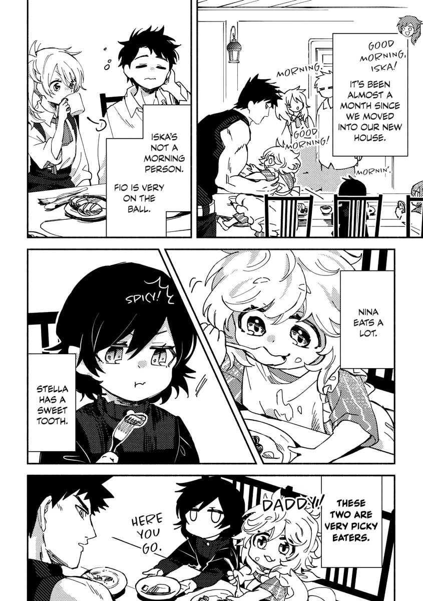Akuninzura shita B-kyuu Boukensha - Shujinkou to Sono Osananajimi-tachi no Papa ni naru Chapter 0 page 126 - 