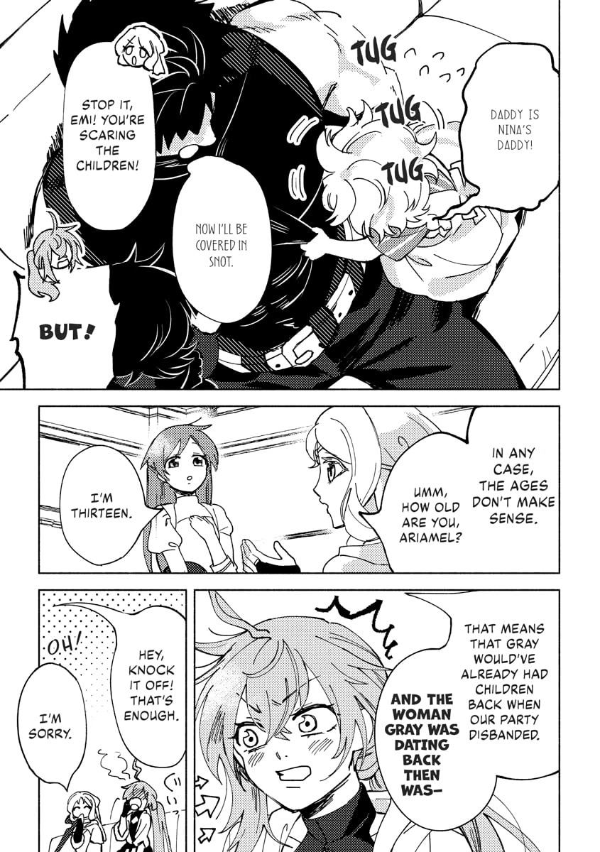Akuninzura shita B-kyuu Boukensha - Shujinkou to Sono Osananajimi-tachi no Papa ni naru Chapter 0 page 153 - 