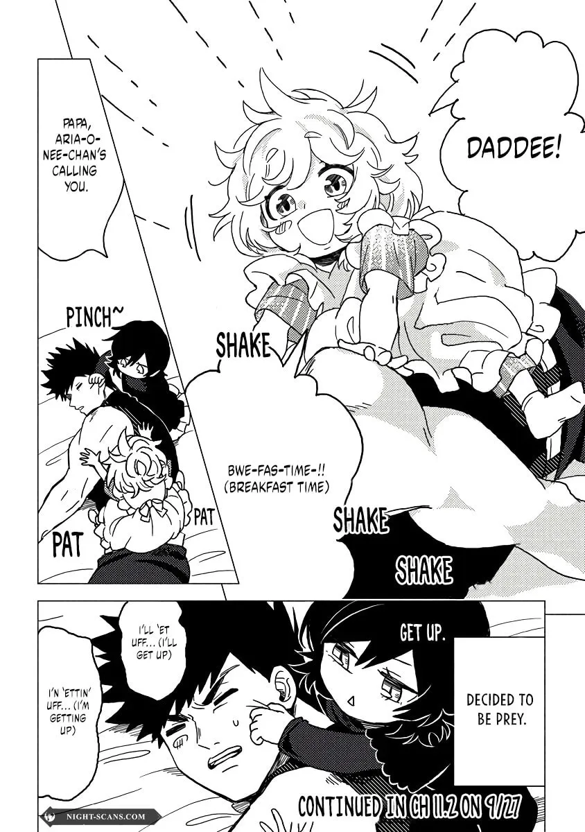 Akuninzura shita B-kyuu Boukensha - Shujinkou to Sono Osananajimi-tachi no Papa ni naru Chapter 11.1 page 11 - 