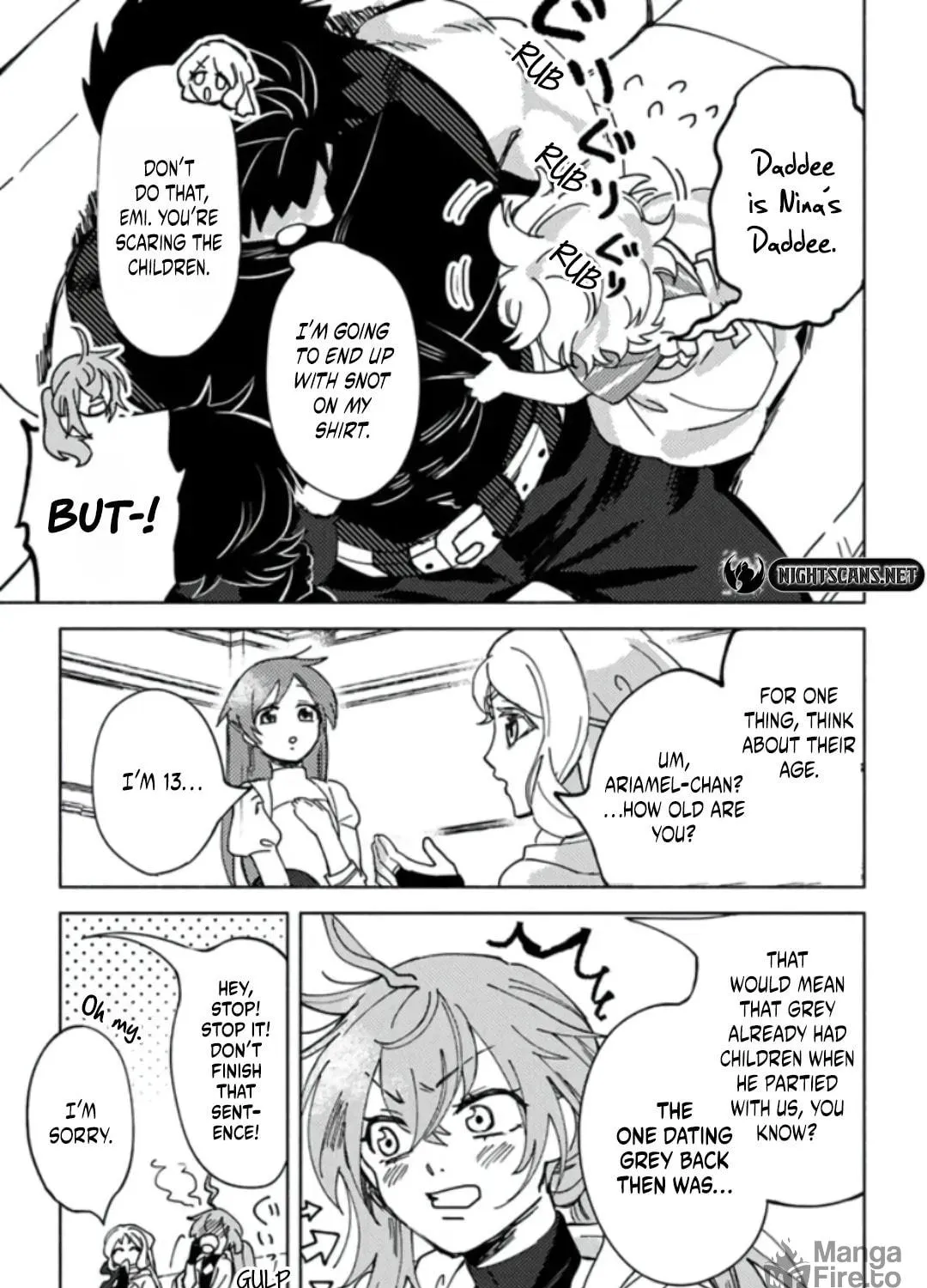Akuninzura shita B-kyuu Boukensha - Shujinkou to Sono Osananajimi-tachi no Papa ni naru Chapter 5.1 page 10 - 