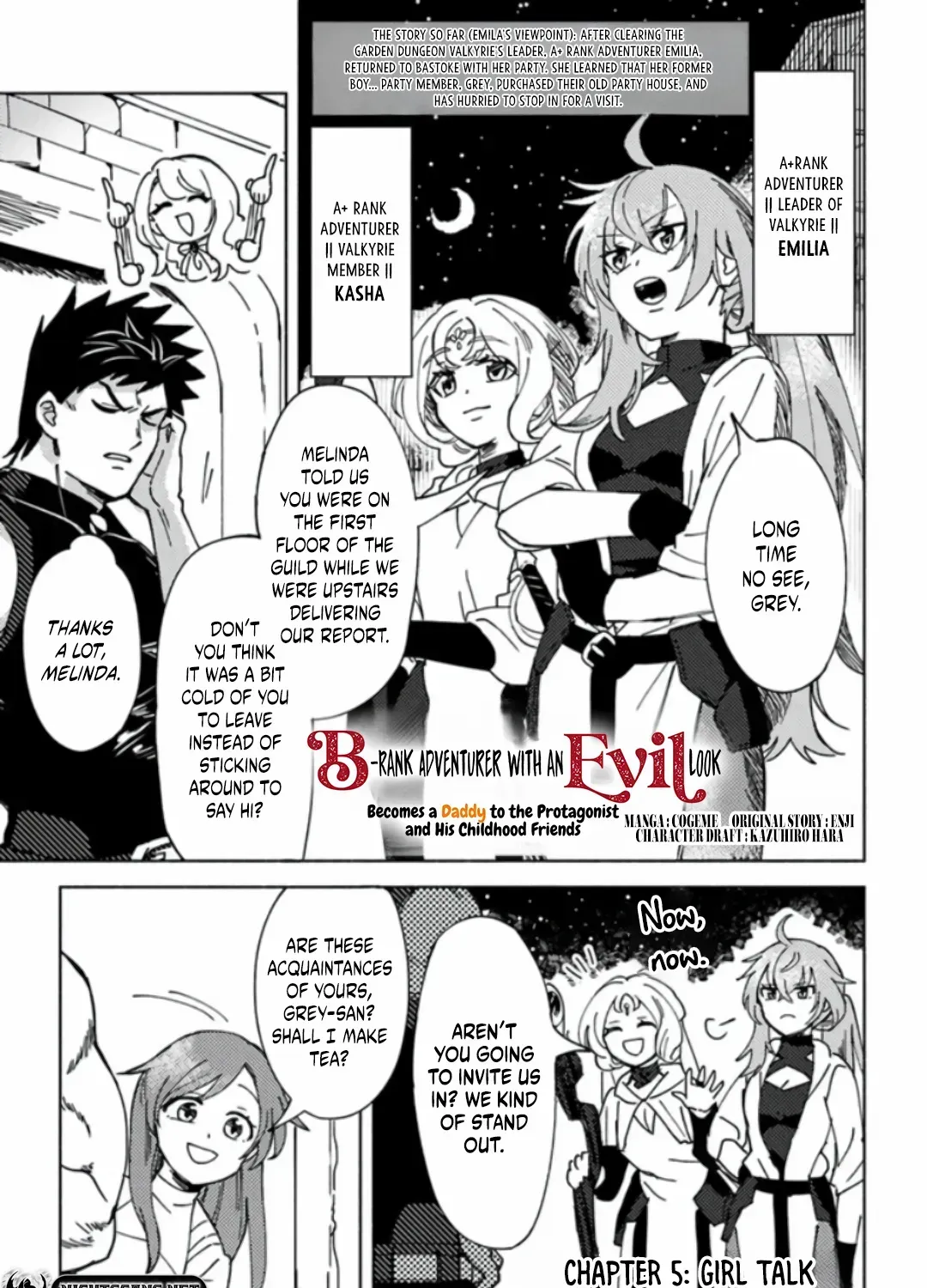 Akuninzura shita B-kyuu Boukensha - Shujinkou to Sono Osananajimi-tachi no Papa ni naru Chapter 5 page 1 - 