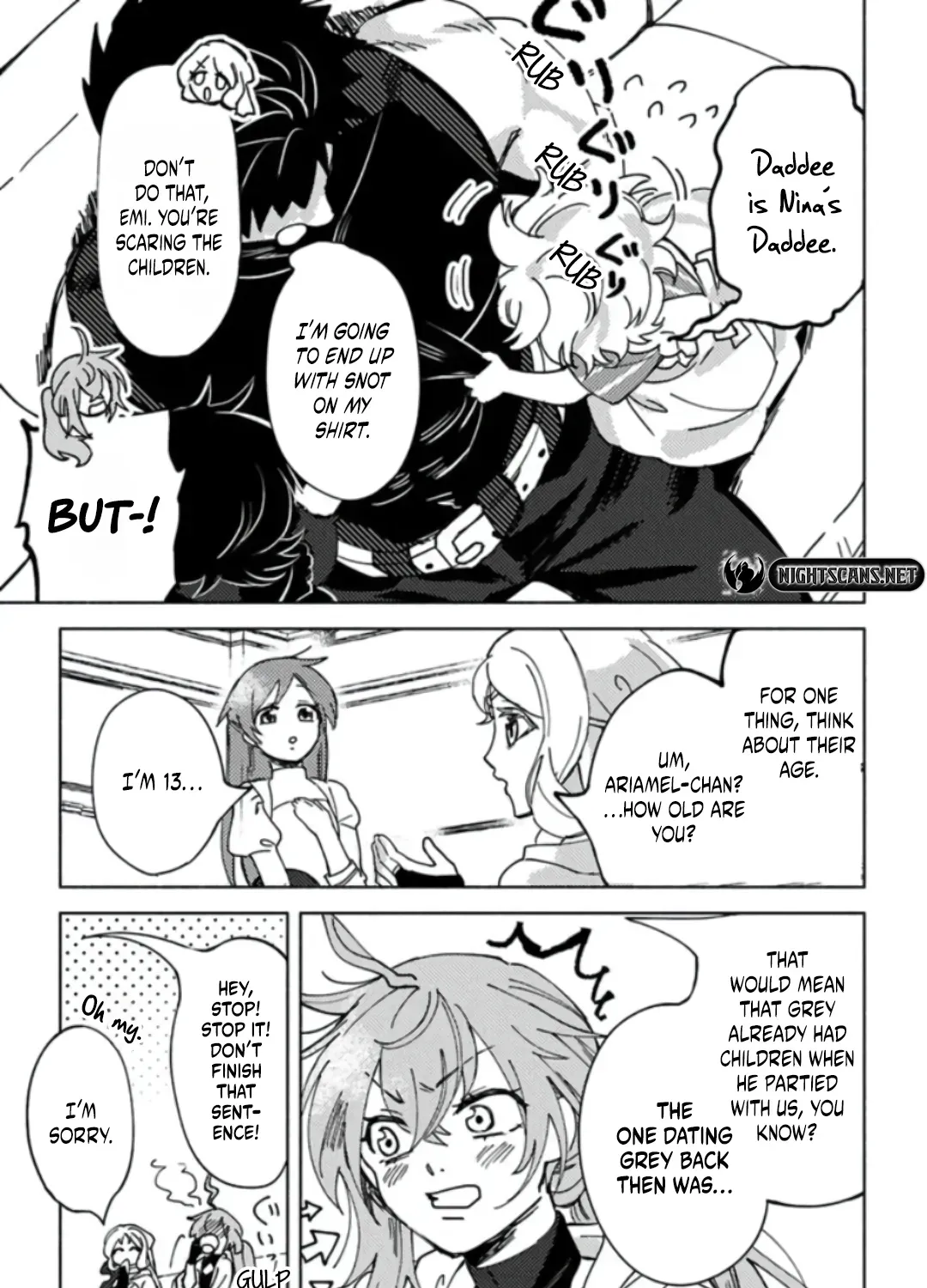 Akuninzura shita B-kyuu Boukensha - Shujinkou to Sono Osananajimi-tachi no Papa ni naru Chapter 5 page 9 - 