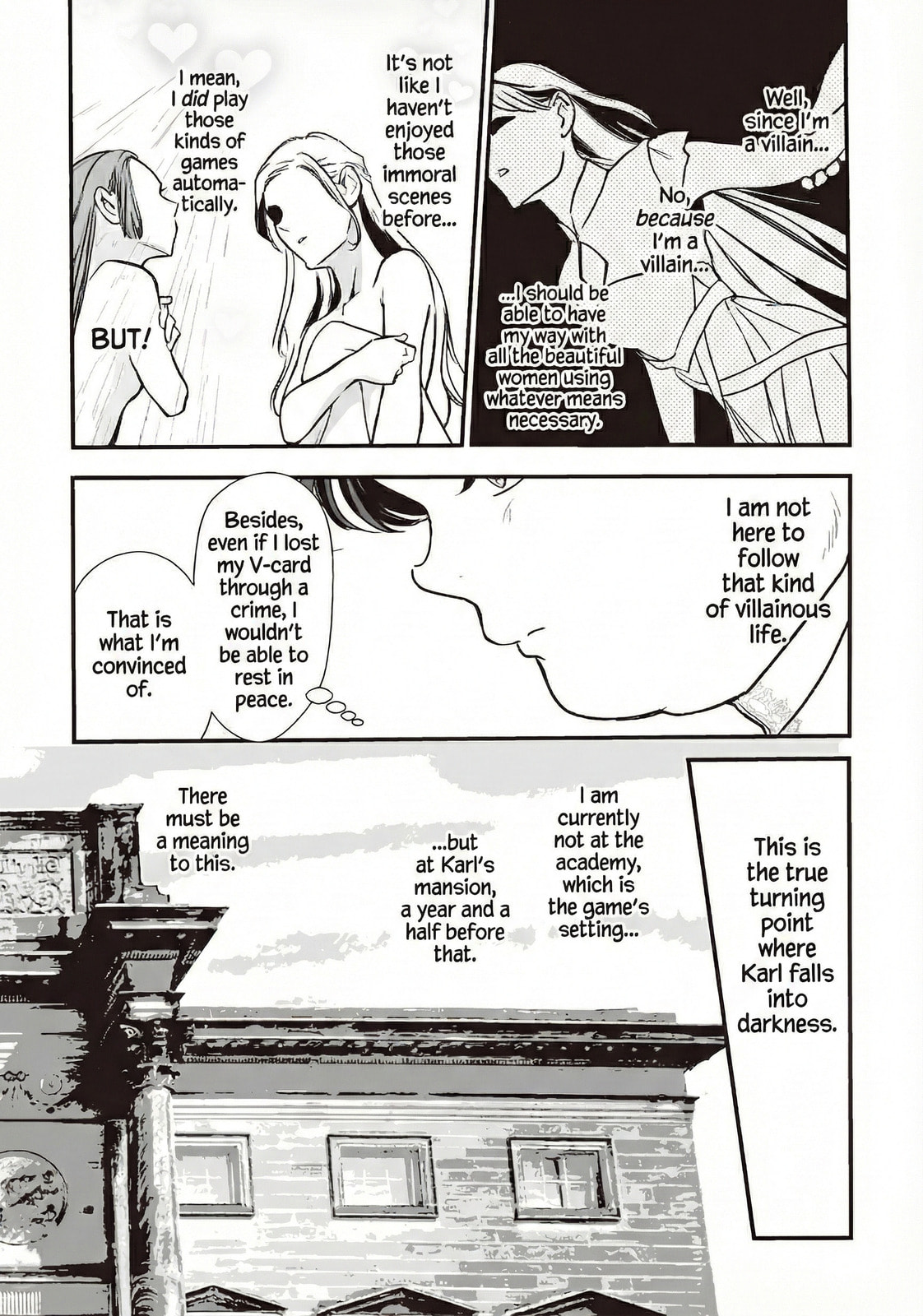 Akuyaku ga Ippai Detekuru Eroge no Kimodebu Akuyaku Kizoku ni Tensei shita. Yasete, Hametsu Kaihi shi Akuyaku-tachi ni Yoru Hanzai wo Mizen ni Fuseide Slow Life wo Mezasu Chapter 2 page 2 - 