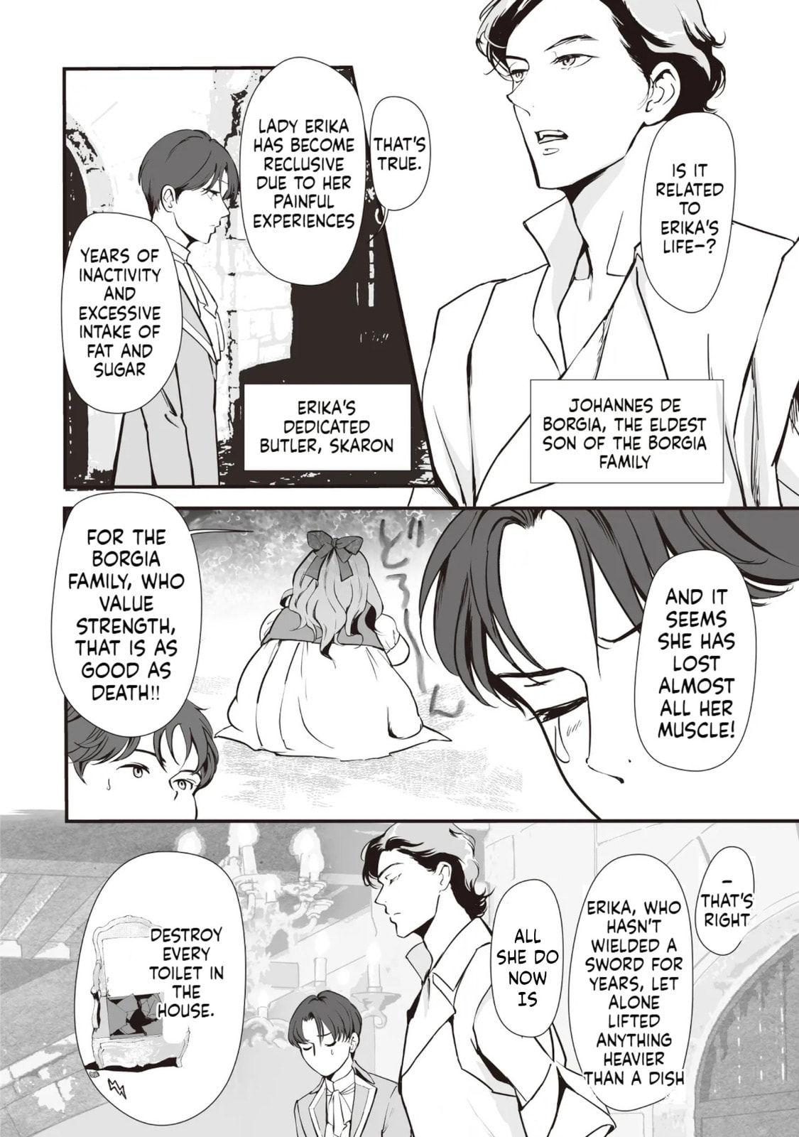Akuyaku ga Ippai Detekuru Eroge no Kimodebu Akuyaku Kizoku ni Tensei shita. Yasete, Hametsu Kaihi shi Akuyaku-tachi ni Yoru Hanzai wo Mizen ni Fuseide Slow Life wo Mezasu Chapter 3.1 page 4 - 