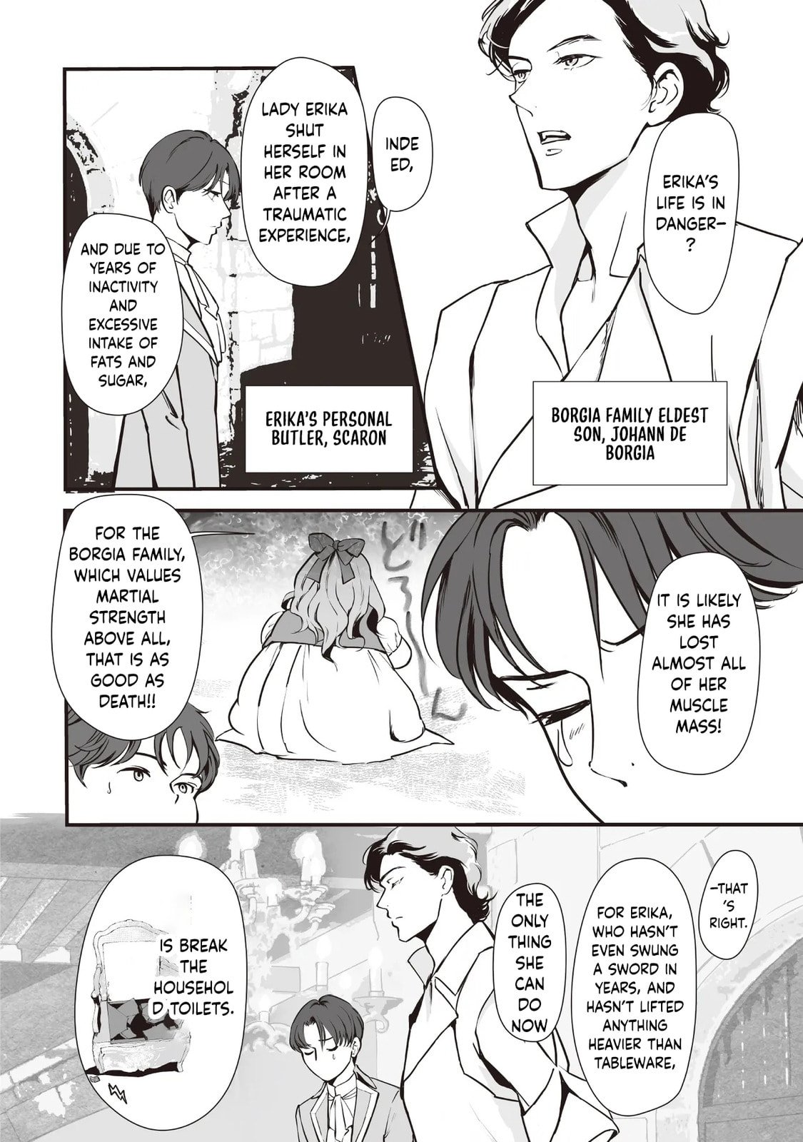 Akuyaku ga Ippai Detekuru Eroge no Kimodebu Akuyaku Kizoku ni Tensei shita. Yasete, Hametsu Kaihi shi Akuyaku-tachi ni Yoru Hanzai wo Mizen ni Fuseide Slow Life wo Mezasu Chapter 3 page 2 - 