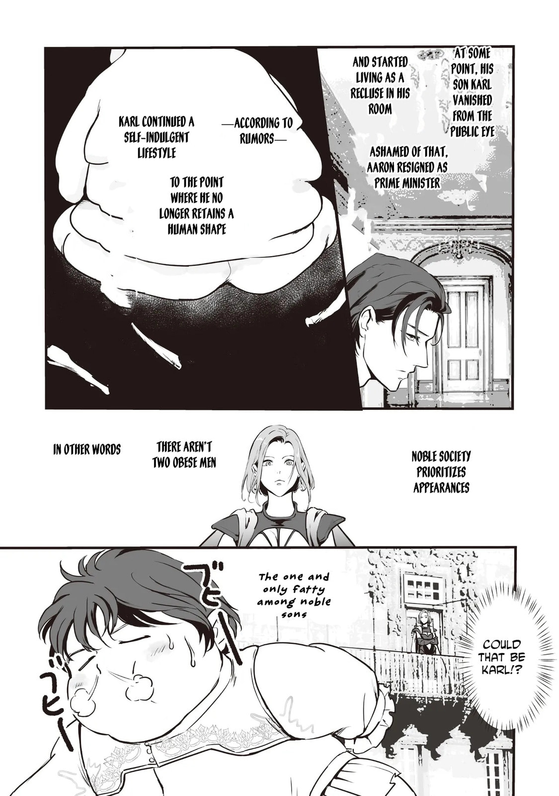Akuyaku ga Ippai Detekuru Eroge no Kimodebu Akuyaku Kizoku ni Tensei shita. Yasete, Hametsu Kaihi shi Akuyaku-tachi ni Yoru Hanzai wo Mizen ni Fuseide Slow Life wo Mezasu Chapter 4 page 5 - 