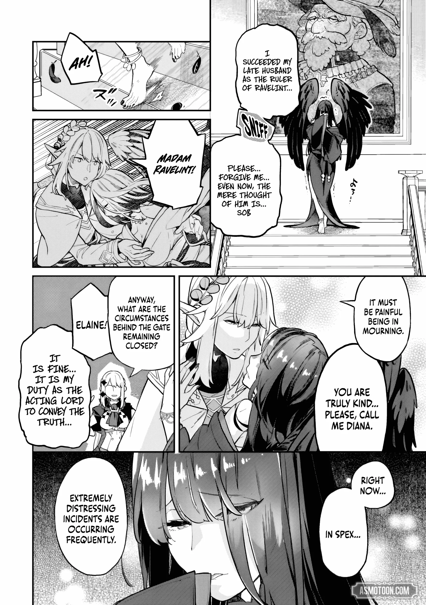 Akuyaku Ikka no Okugata, Shi ni Modori shite Kokoro wo Irekaeru Chapter 26 page 22 - 