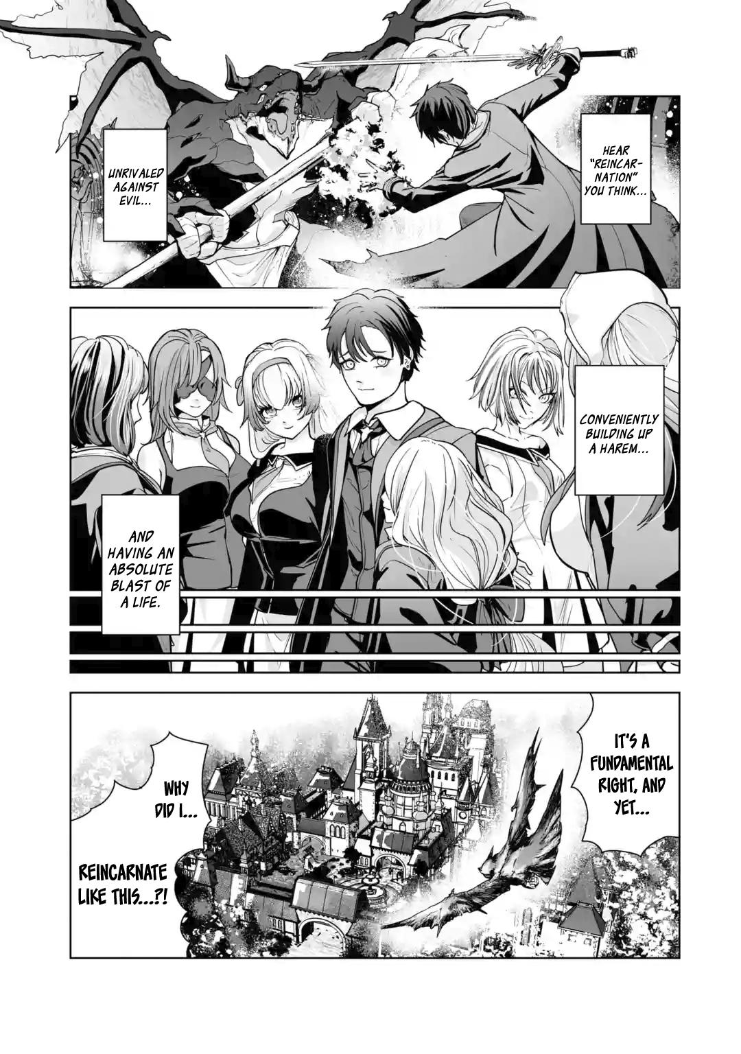 Akuyaku Kizoku ga Hirakinaotte Hametsu Flag wo "Jitsuryoku" de Tatakiotteitara, Itsunomanika Heroine-tachi kara Eiyuushi Sareru you ni natta Ken Chapter 1.1 page 2 - 