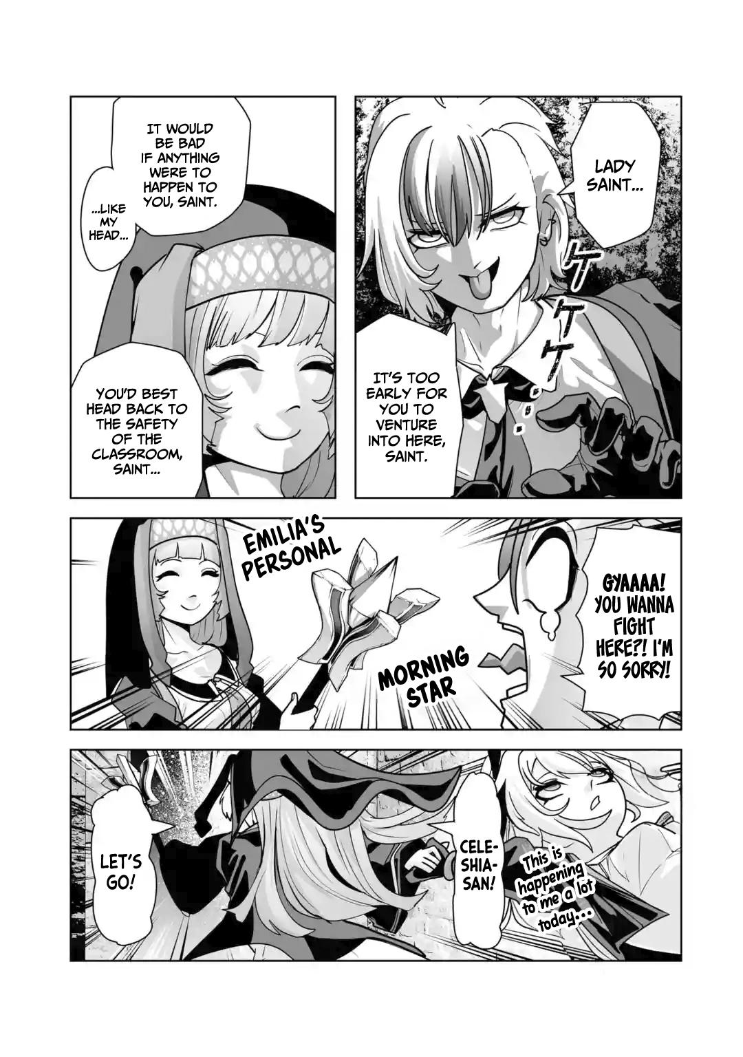 Akuyaku Kizoku ga Hirakinaotte Hametsu Flag wo "Jitsuryoku" de Tatakiotteitara, Itsunomanika Heroine-tachi kara Eiyuushi Sareru you ni natta Ken Chapter 3.1 page 14 - 