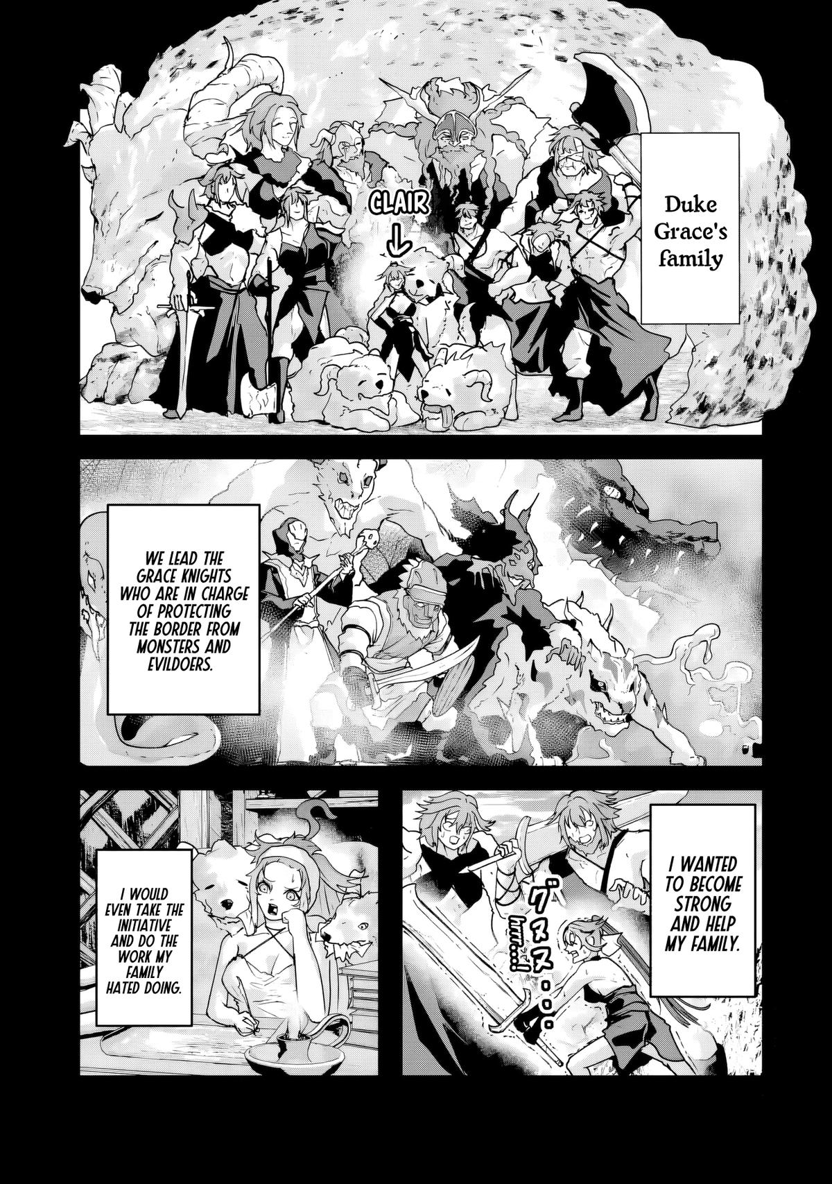 Akuyaku Kizoku ga Hirakinaotte Hametsu Flag wo "Jitsuryoku" de Tatakiotteitara, Itsunomanika Heroine-tachi kara Eiyuushi Sareru you ni natta Ken Chapter 4.1 page 13 - 