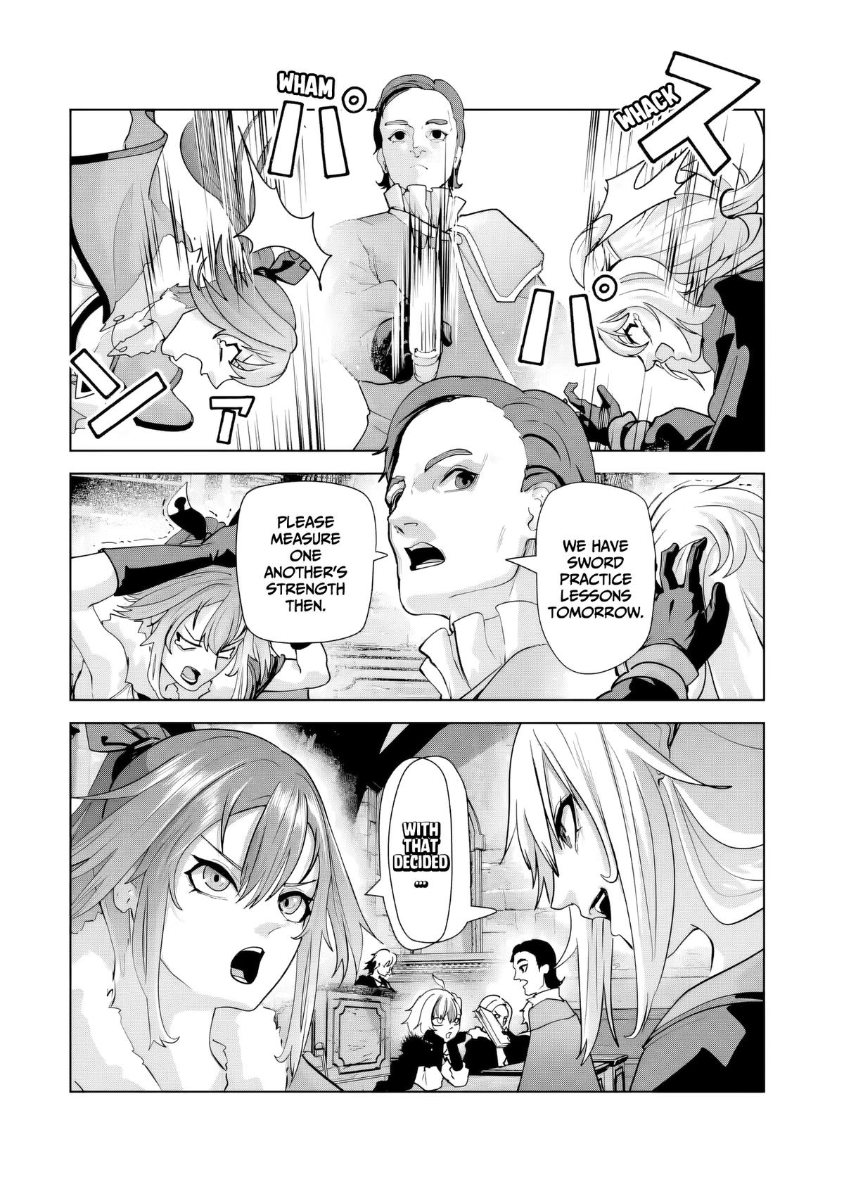 Akuyaku Kizoku ga Hirakinaotte Hametsu Flag wo "Jitsuryoku" de Tatakiotteitara, Itsunomanika Heroine-tachi kara Eiyuushi Sareru you ni natta Ken Chapter 4.1 page 8 - 