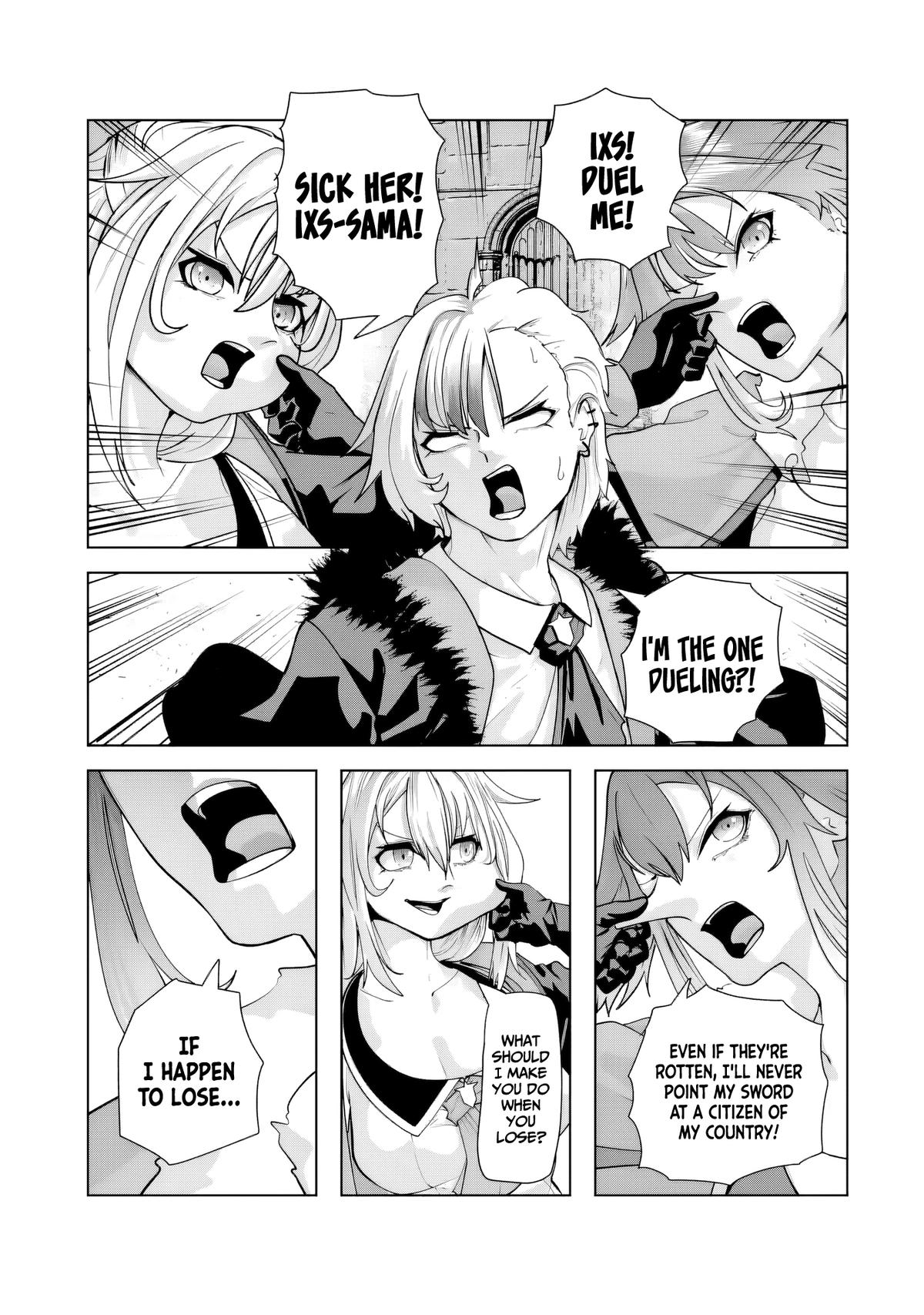 Akuyaku Kizoku ga Hirakinaotte Hametsu Flag wo "Jitsuryoku" de Tatakiotteitara, Itsunomanika Heroine-tachi kara Eiyuushi Sareru you ni natta Ken Chapter 4.1 page 9 - 