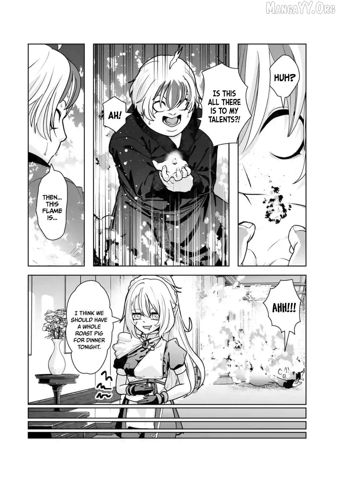 Akuyaku Kizoku ga Hirakinaotte Hametsu Furagu o Jitsuryoku de Hataki Otteitara, Itsunomanika Hirointachi Kara Eiyūshi Sareru yō ni Natta ken Chapter 1.1 page 14 - 