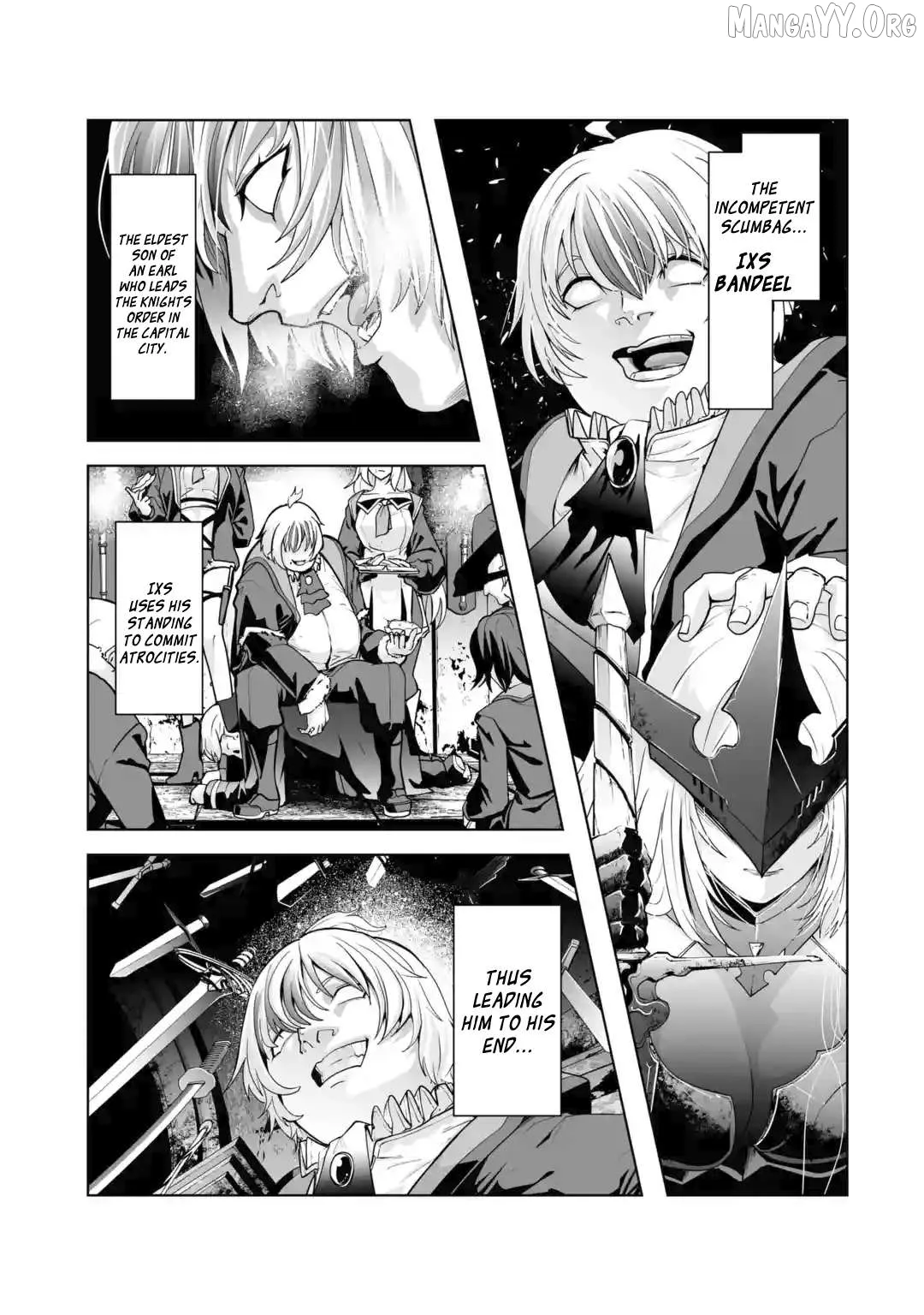 Akuyaku Kizoku ga Hirakinaotte Hametsu Furagu o Jitsuryoku de Hataki Otteitara, Itsunomanika Hirointachi Kara Eiyūshi Sareru yō ni Natta ken Chapter 1.1 page 5 - 