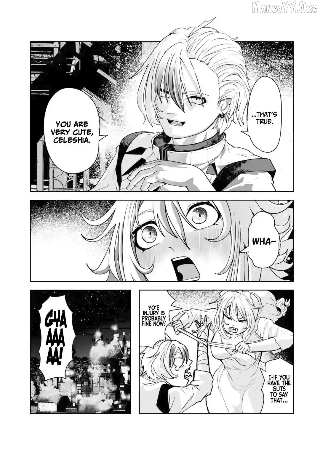 Akuyaku Kizoku ga Hirakinaotte Hametsu Furagu o Jitsuryoku de Hataki Otteitara, Itsunomanika Hirointachi Kara Eiyūshi Sareru yō ni Natta ken Chapter 2.3 page 20 - 