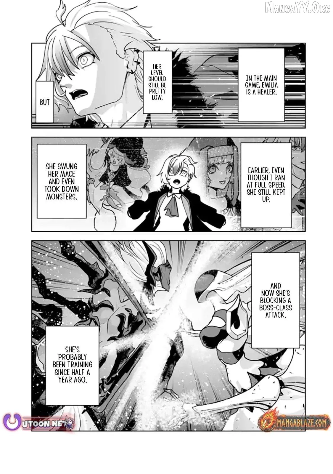 Akuyaku Kizoku ga Hirakinaotte Hametsu Furagu o Jitsuryoku de Hataki Otteitara, Itsunomanika Hirointachi Kara Eiyūshi Sareru yō ni Natta ken Chapter 3.3 page 1 - 