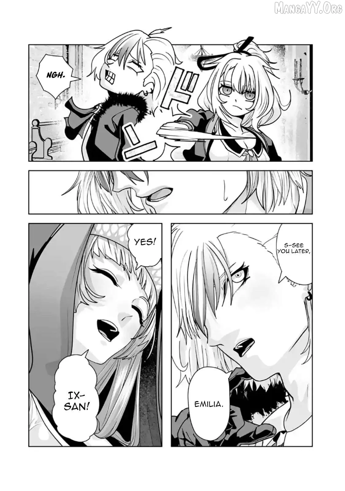 Akuyaku Kizoku ga Hirakinaotte Hametsu Furagu o Jitsuryoku de Hataki Otteitara, Itsunomanika Hirointachi Kara Eiyūshi Sareru yō ni Natta ken Chapter 3.4 page 9 - 
