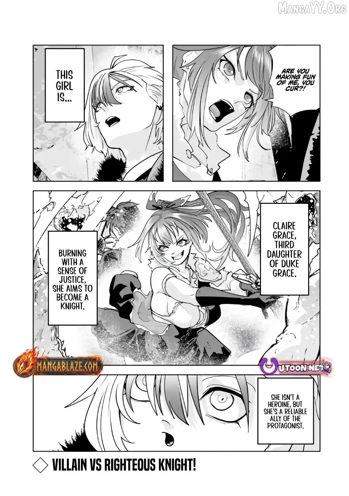 Akuyaku Kizoku ga Hirakinaotte Hametsu Furagu o Jitsuryoku de Hataki Otteitara, Itsunomanika Hirointachi Kara Eiyūshi Sareru yō ni Natta ken Chapter 4 page 2 - 