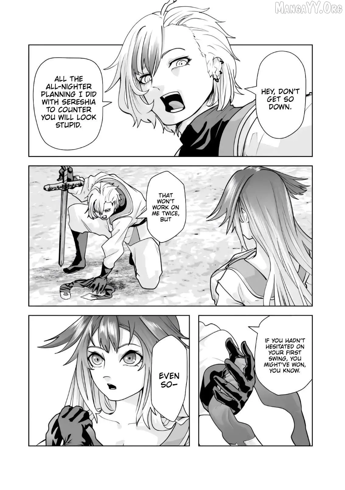 Akuyaku Kizoku ga Hirakinaotte Hametsu Furagu o Jitsuryoku de Hataki Otteitara, Itsunomanika Hirointachi Kara Eiyūshi Sareru yō ni Natta ken Chapter 4 page 39 - 