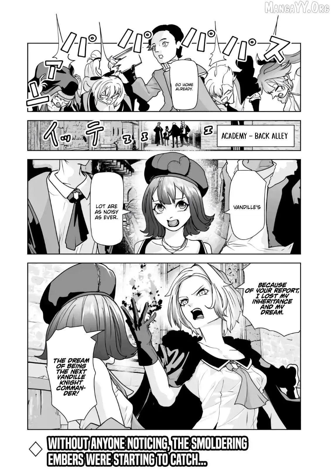 Akuyaku Kizoku ga Hirakinaotte Hametsu Furagu o Jitsuryoku de Hataki Otteitara, Itsunomanika Hirointachi Kara Eiyūshi Sareru yō ni Natta ken Chapter 4 page 45 - 