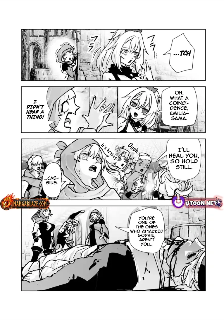 Akuyaku Kizoku ga Hirakinaotte Hametsu Furagu o Jitsuryoku de Hataki Otteitara, Itsunomanika Hirointachi Kara Eiyūshi Sareru yō ni Natta ken Chapter 9.3 page 11 - 