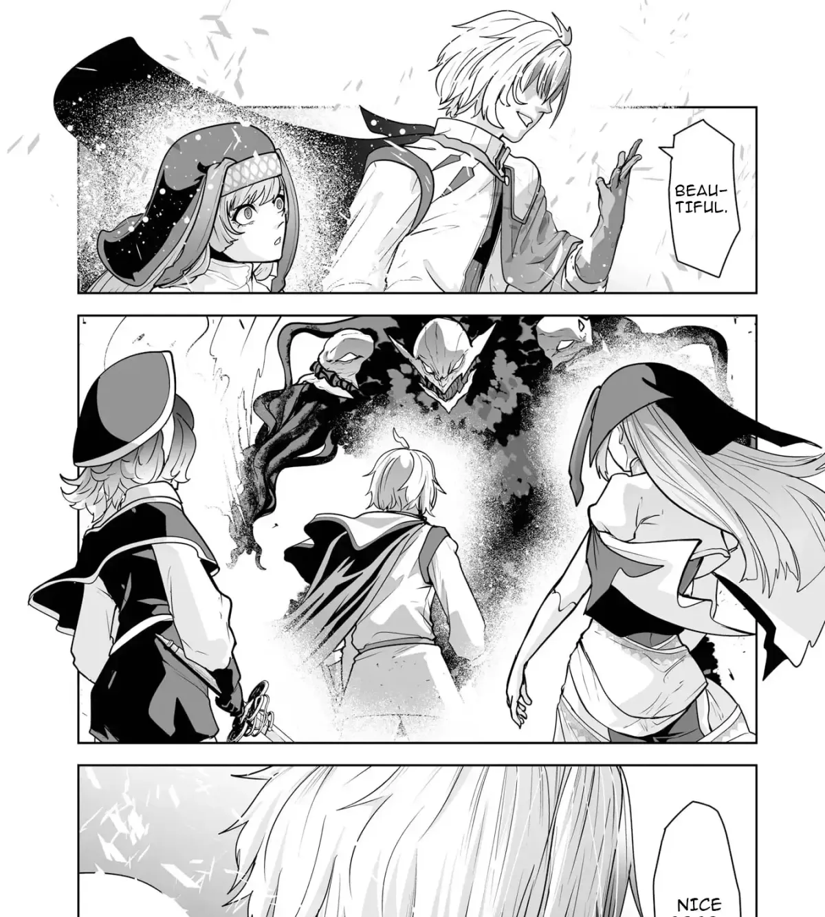 Akuyaku Kizoku ga Hirakinaotte Hametsu Furagu o Jitsuryoku de Hataki Otteitara, Itsunomanika Hirointachi Kara Eiyuushi Sareru you ni Natta ken Chapter 2 page 58 - 