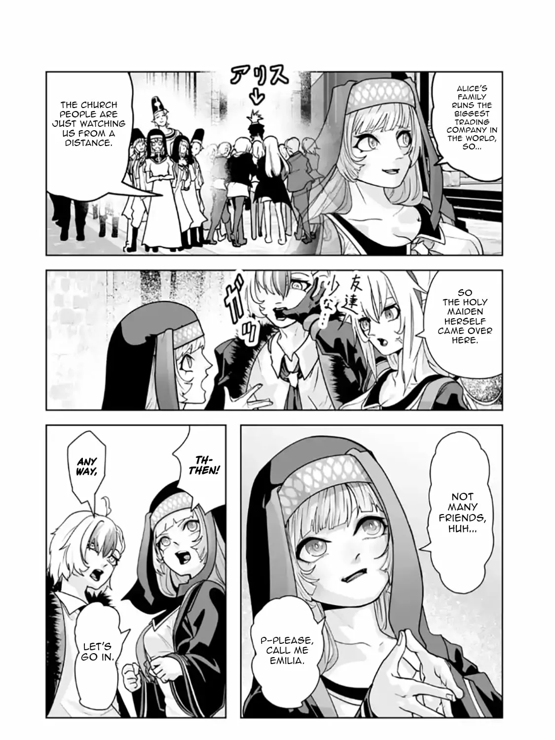 Akuyaku Kizoku ga Hirakinaotte Hametsu Furagu o Jitsuryoku de Hataki Otteitara, Itsunomanika Hirointachi Kara Eiyuushi Sareru you ni Natta ken Chapter 3.1 page 24 - 