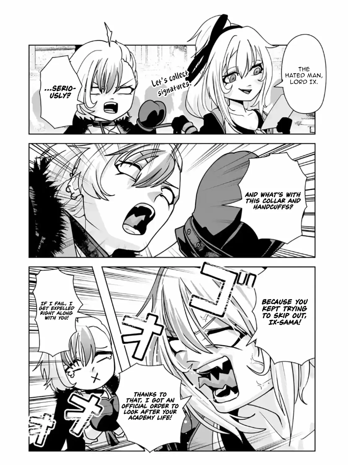 Akuyaku Kizoku ga Hirakinaotte Hametsu Furagu o Jitsuryoku de Hataki Otteitara, Itsunomanika Hirointachi Kara Eiyuushi Sareru you ni Natta ken Chapter 3.1 page 8 - 