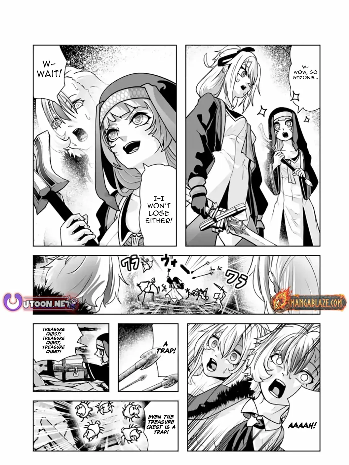 Akuyaku Kizoku ga Hirakinaotte Hametsu Furagu o Jitsuryoku de Hataki Otteitara, Itsunomanika Hirointachi Kara Eiyuushi Sareru you ni Natta ken Chapter 3.2 page 1 - 