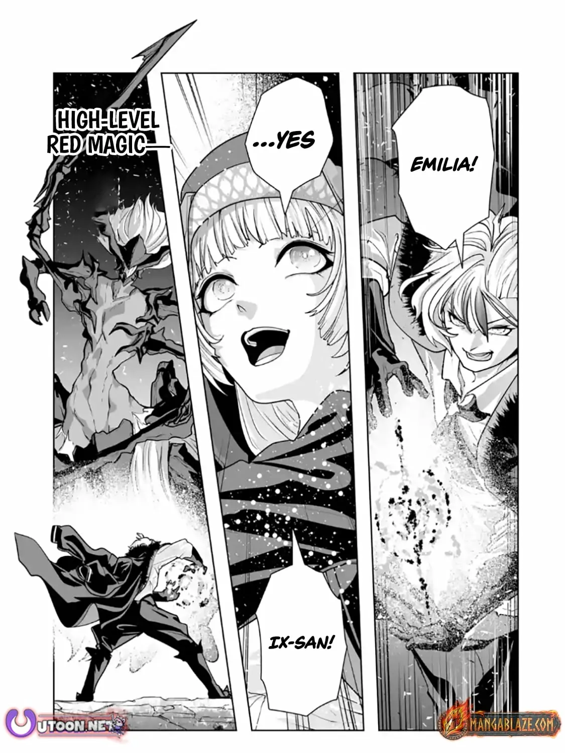 Akuyaku Kizoku ga Hirakinaotte Hametsu Furagu o Jitsuryoku de Hataki Otteitara, Itsunomanika Hirointachi Kara Eiyuushi Sareru you ni Natta ken Chapter 3.3 page 10 - 