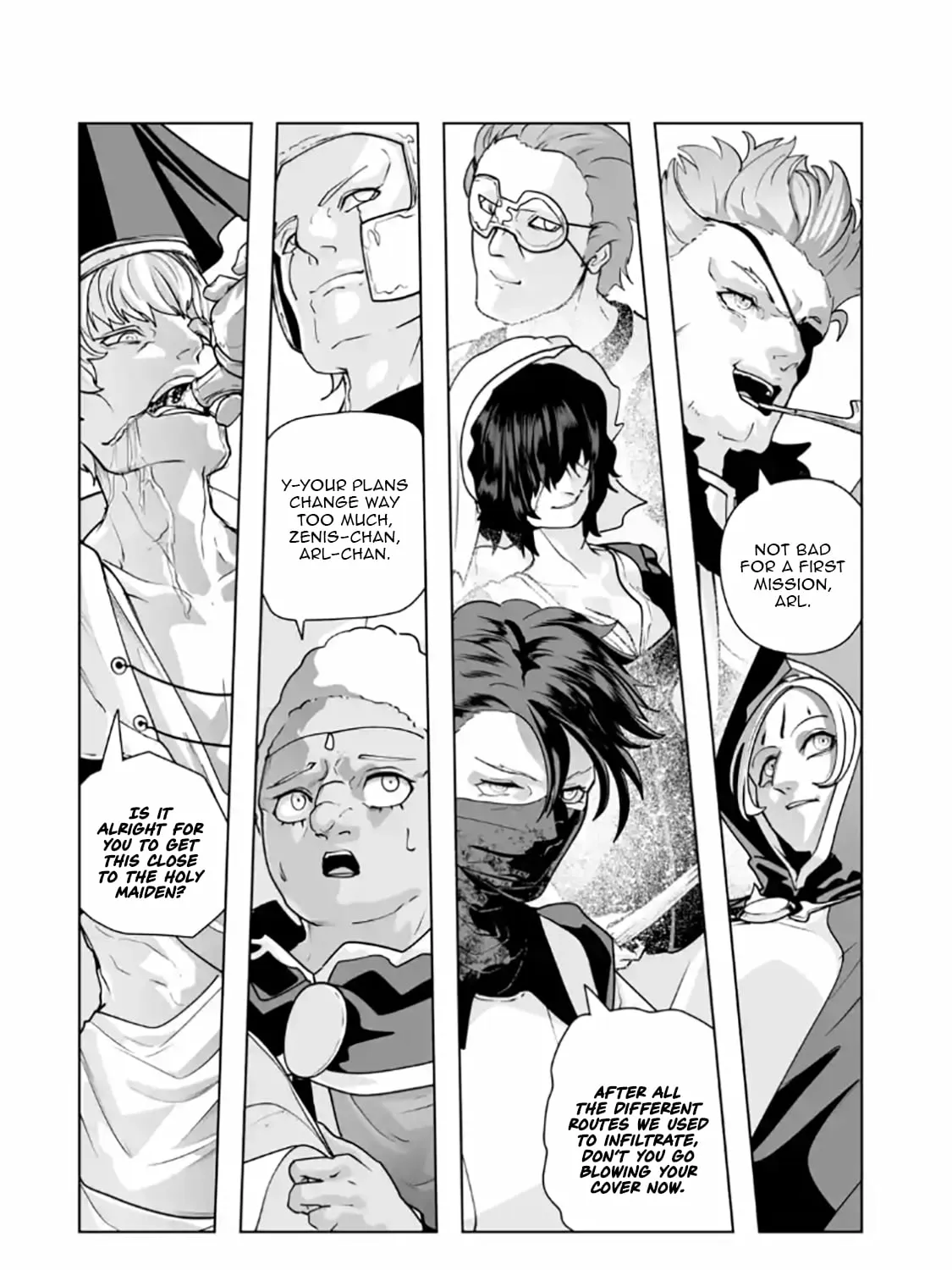 Akuyaku Kizoku ga Hirakinaotte Hametsu Furagu o Jitsuryoku de Hataki Otteitara, Itsunomanika Hirointachi Kara Eiyuushi Sareru you ni Natta ken Chapter 3.4 page 8 - 
