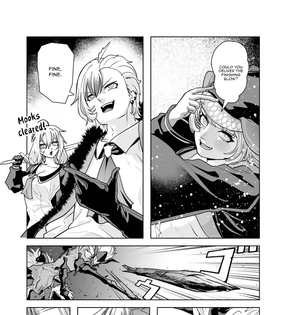 Akuyaku Kizoku ga Hirakinaotte Hametsu Furagu o Jitsuryoku de Hataki Otteitara, Itsunomanika Hirointachi Kara Eiyuushi Sareru you ni Natta ken Chapter 3 page 54 - 