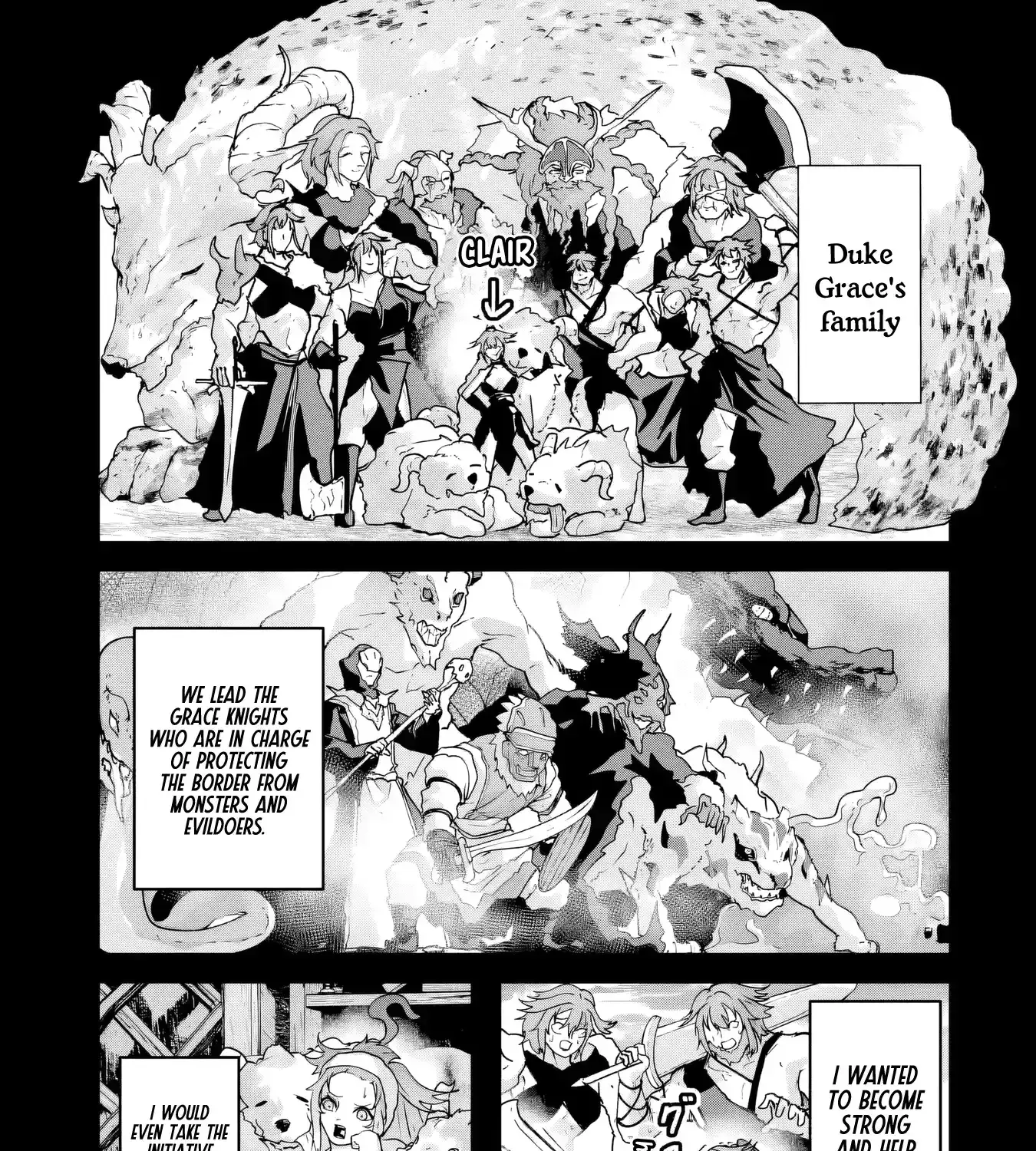 Akuyaku Kizoku ga Hirakinaotte Hametsu Furagu o Jitsuryoku de Hataki Otteitara, Itsunomanika Hirointachi Kara Eiyuushi Sareru you ni Natta ken Chapter 4.1 page 24 - 