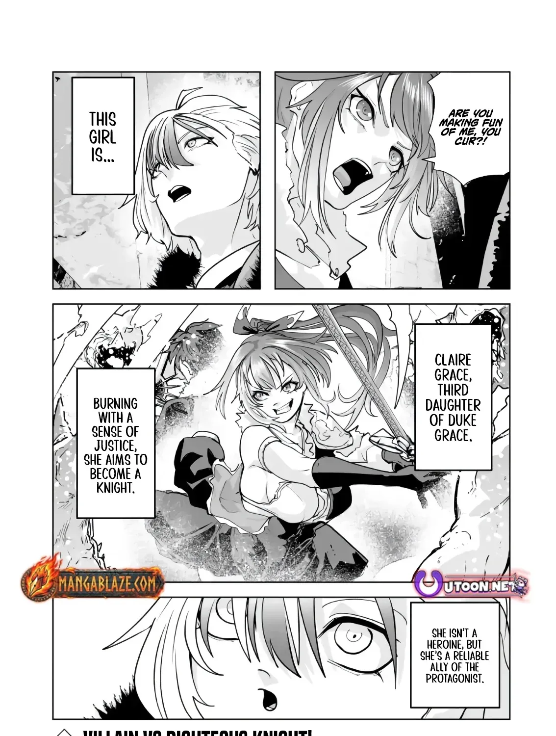 Akuyaku Kizoku ga Hirakinaotte Hametsu Furagu o Jitsuryoku de Hataki Otteitara, Itsunomanika Hirointachi Kara Eiyuushi Sareru you ni Natta ken Chapter 4 page 2 - 