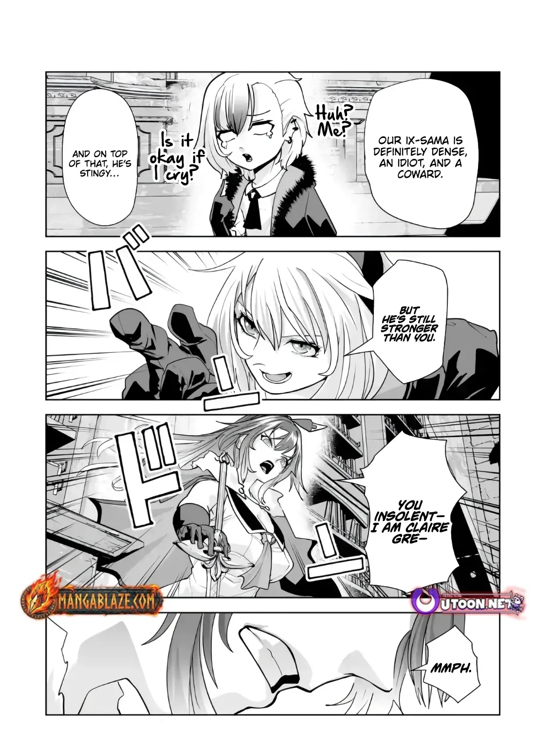 Akuyaku Kizoku ga Hirakinaotte Hametsu Furagu o Jitsuryoku de Hataki Otteitara, Itsunomanika Hirointachi Kara Eiyuushi Sareru you ni Natta ken Chapter 4 page 9 - 
