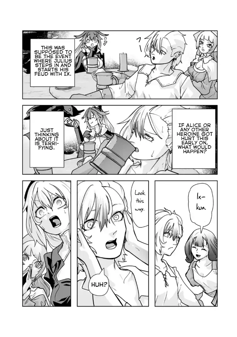 Akuyaku Kizoku ga Hirakinaotte Hametsu Furagu o Jitsuryoku de Hataki Otteitara, Itsunomanika Hirointachi Kara Eiyuushi Sareru you ni Natta ken Chapter 5.4 page 4 - 