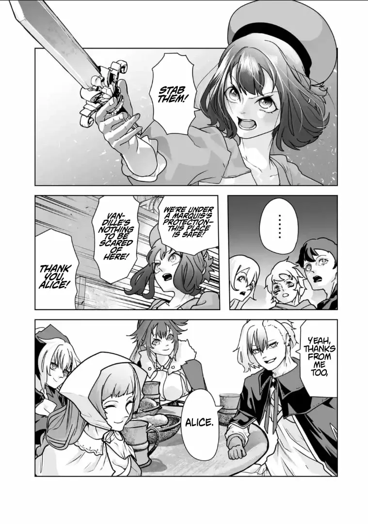Akuyaku Kizoku ga Hirakinaotte Hametsu Furagu o Jitsuryoku de Hataki Otteitara, Itsunomanika Hirointachi Kara Eiyuushi Sareru you ni Natta ken Chapter 5 page 15 - 