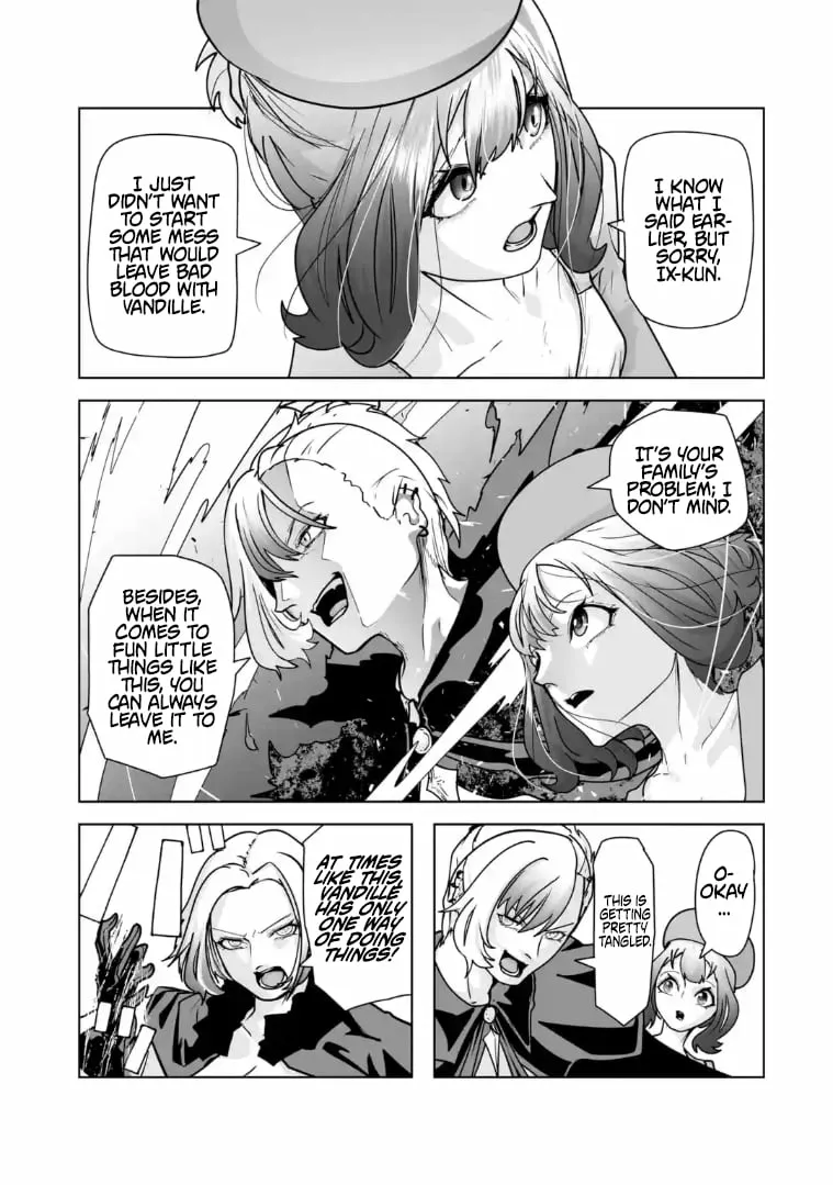 Akuyaku Kizoku ga Hirakinaotte Hametsu Furagu o Jitsuryoku de Hataki Otteitara, Itsunomanika Hirointachi Kara Eiyuushi Sareru you ni Natta ken Chapter 5 page 28 - 