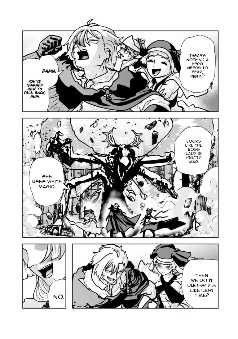 Akuyaku Kizoku ga Hirakinaotte Hametsu Furagu o Jitsuryoku de Hataki Otteitara, Itsunomanika Hirointachi Kara Eiyuushi Sareru you ni Natta ken Chapter 7.3 page 6 - 
