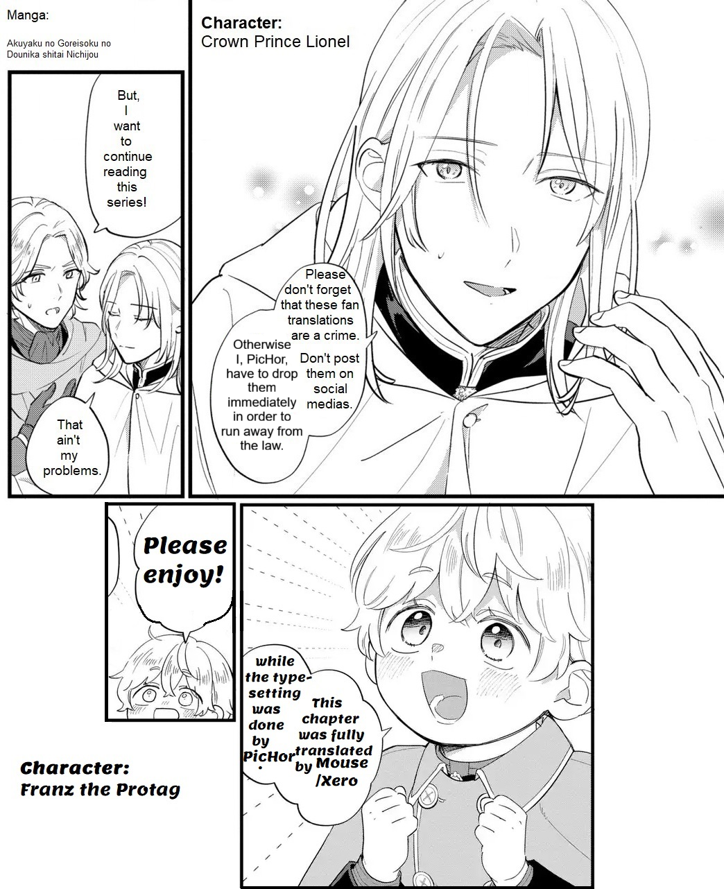 Akuyaku no Goreisoku no Dou ni ka Shitai Nichijou Chapter 42 page 1 - 
