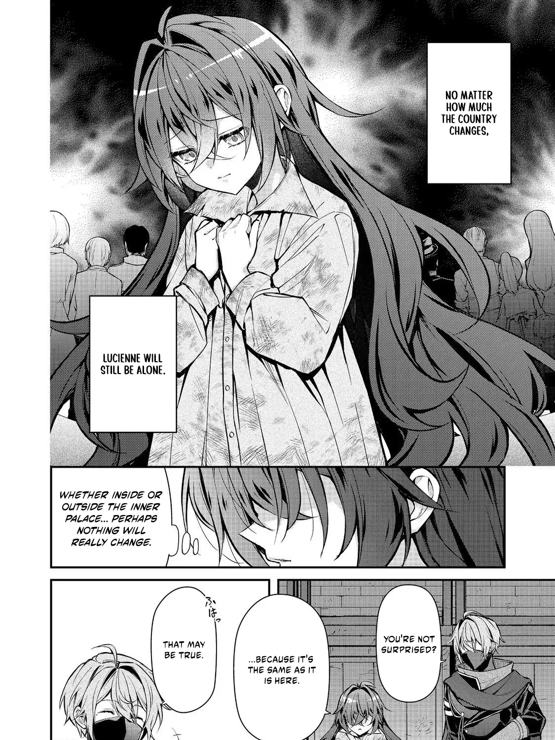 Akuyaku no Oujo ni Tensei Shita kedo, Kakushi Kyara ga Kakurete Inai: Hikari Sasu Sekai de Kimi to @COMIC Chapter 5.1 page 25 - 