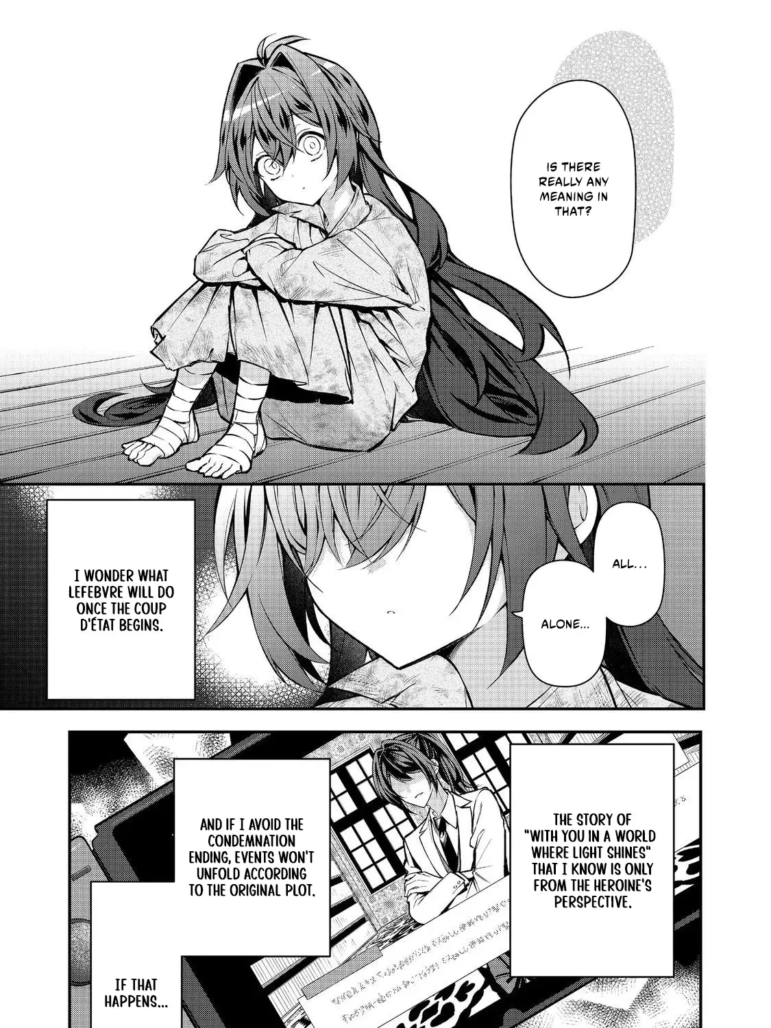 Akuyaku no Oujo ni Tensei Shita kedo, Kakushi Kyara ga Kakurete Inai: Hikari Sasu Sekai de Kimi to @COMIC Chapter 5.1 page 31 - 