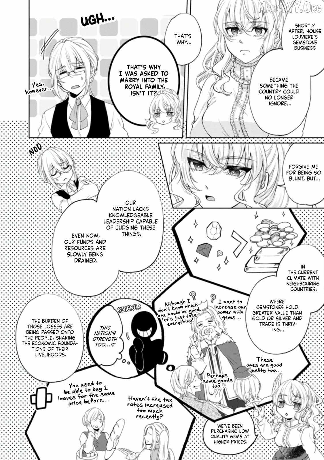 Akuyaku Reijo no Nariagari Ringoku de Hoseki no Seijo to Yobareru Made Chapter 1 page 19 - 
