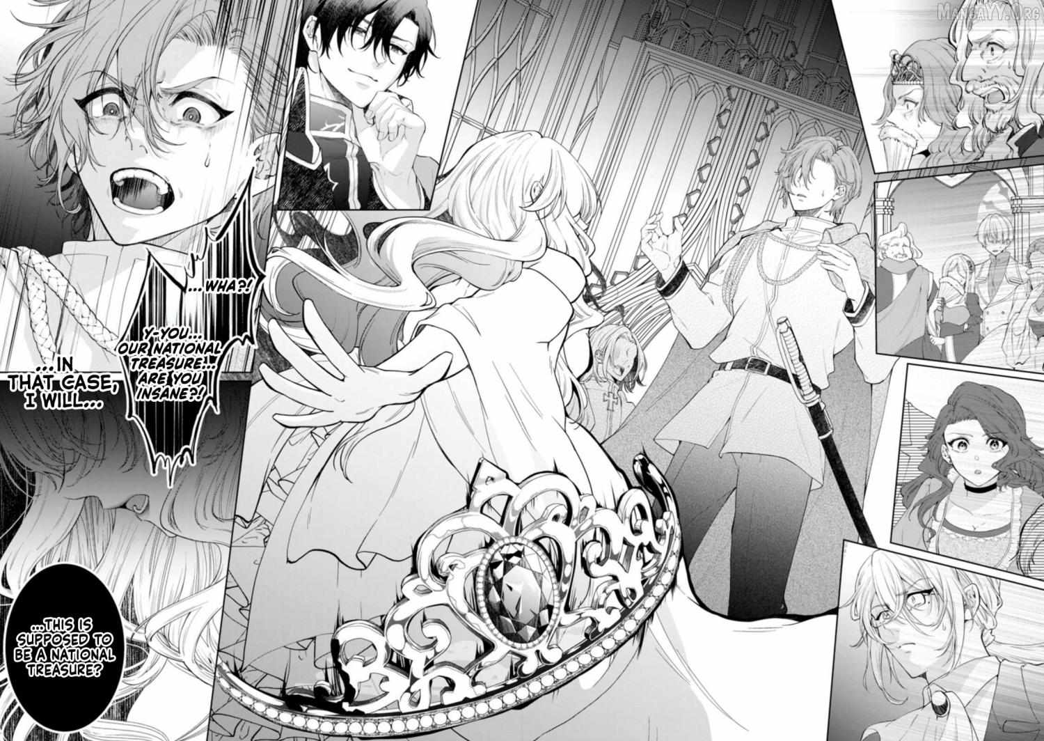 Akuyaku Reijo no Nariagari Ringoku de Hoseki no Seijo to Yobareru Made Chapter 1 page 39 - 