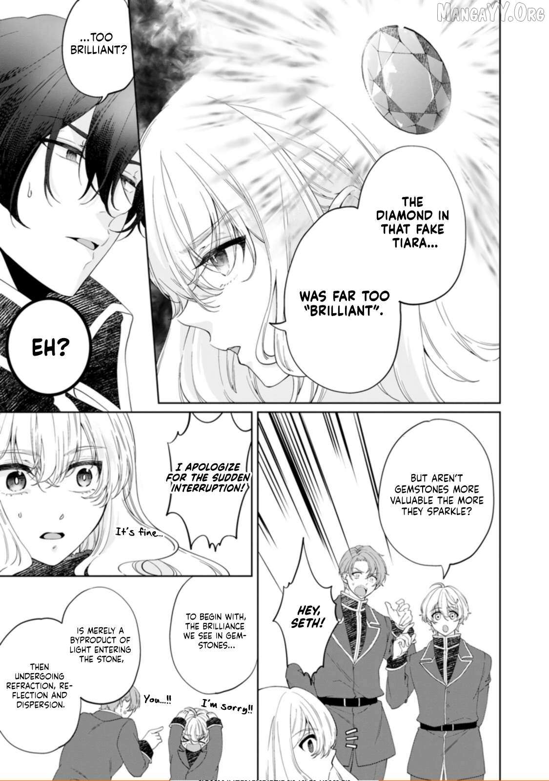 Akuyaku Reijo no Nariagari Ringoku de Hoseki no Seijo to Yobareru Made Chapter 3 page 15 - 