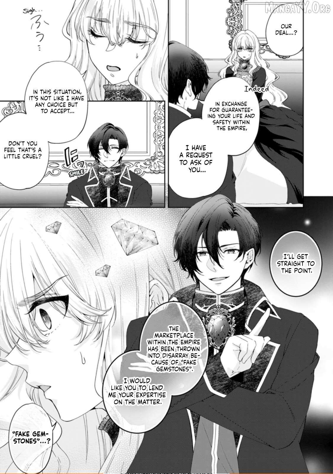 Akuyaku Reijo no Nariagari Ringoku de Hoseki no Seijo to Yobareru Made Chapter 3 page 41 - 