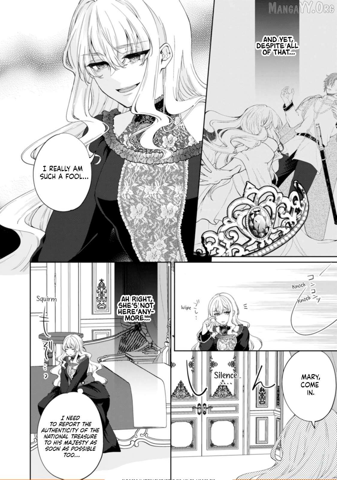 Akuyaku Reijo no Nariagari Ringoku de Hoseki no Seijo to Yobareru Made Chapter 3 page 6 - 