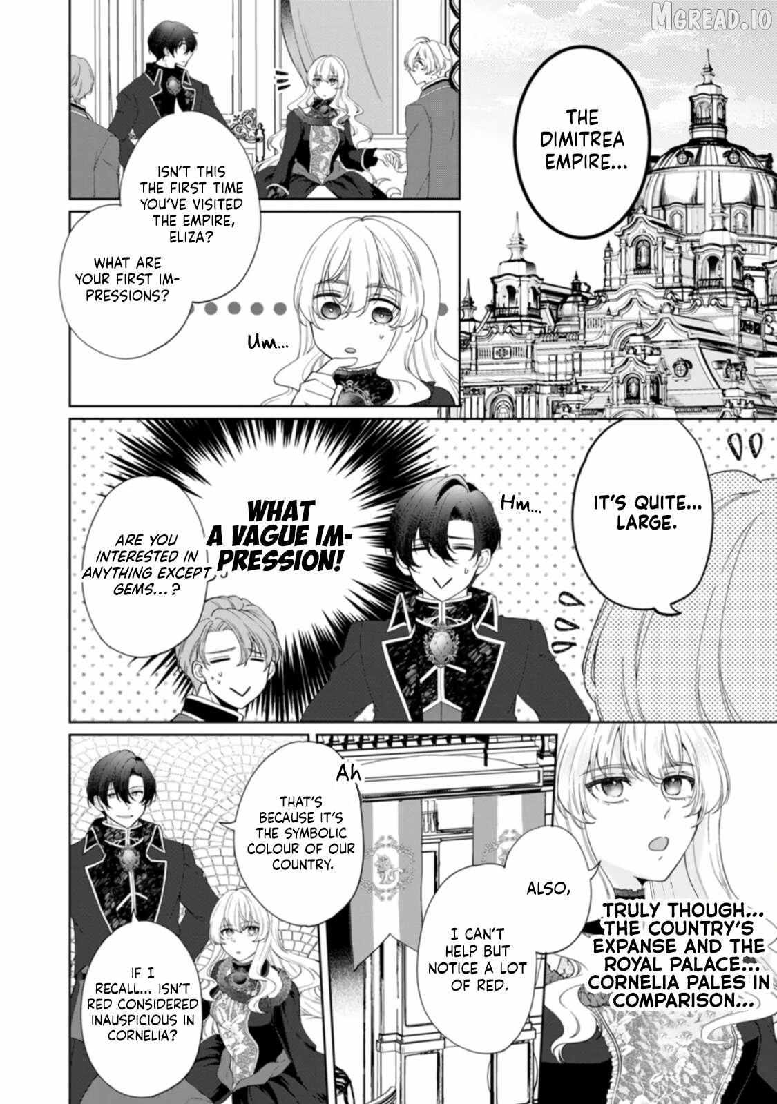 Akuyaku Reijo no Nariagari Ringoku de Hoseki no Seijo to Yobareru Made Chapter 4 page 6 - 